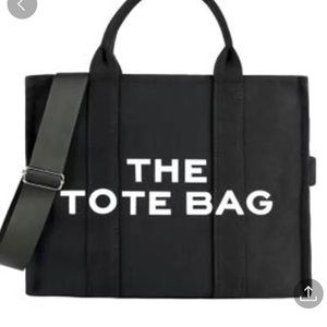 Black tote bag never used